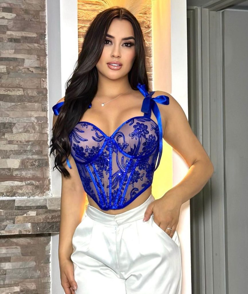 corset azul